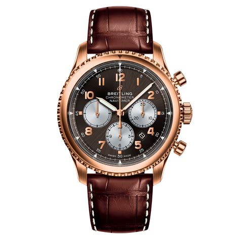 breitling navitimer 8 brown leather strap|replacement breitling strap.